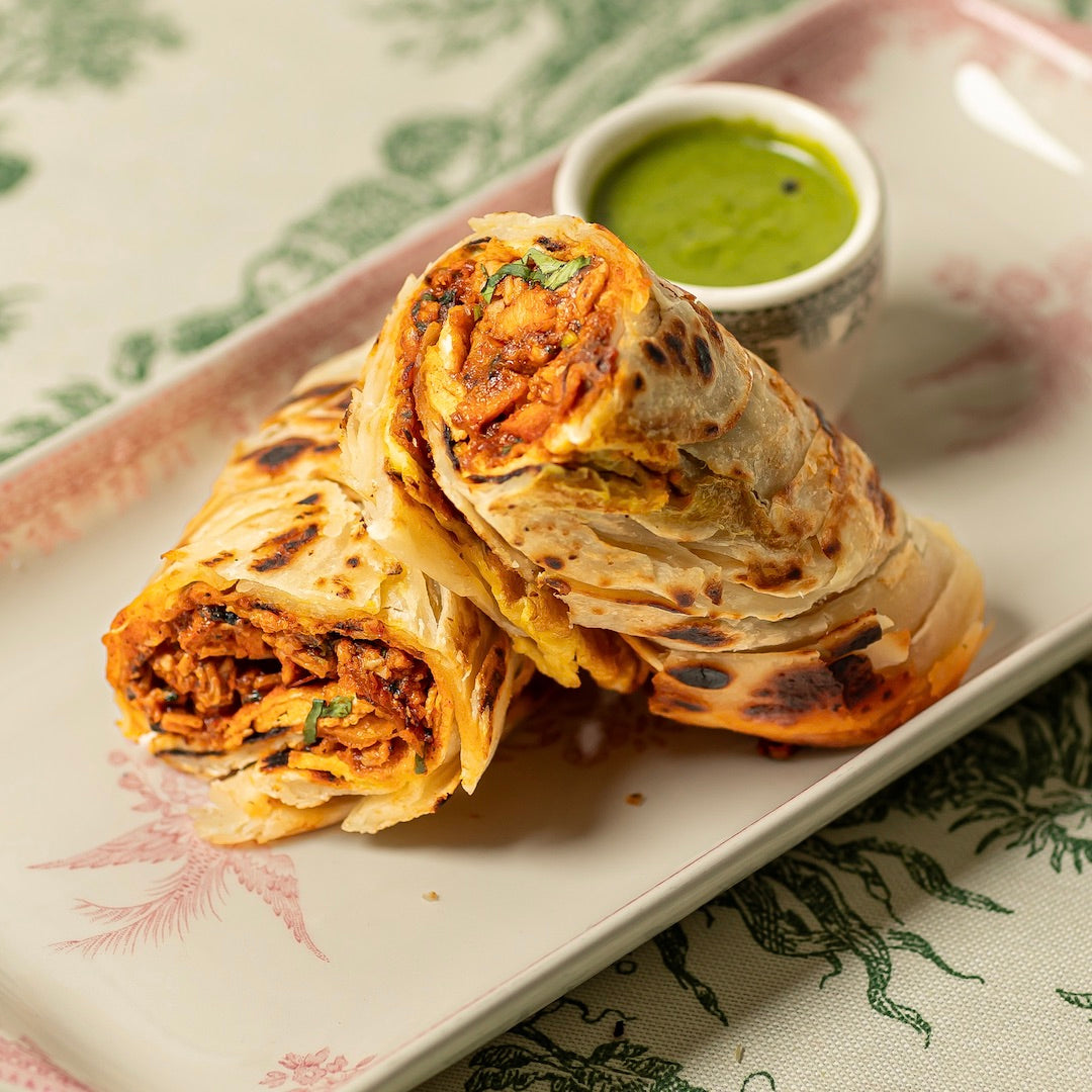 Tandoori Chicken Anda Kathi Roll