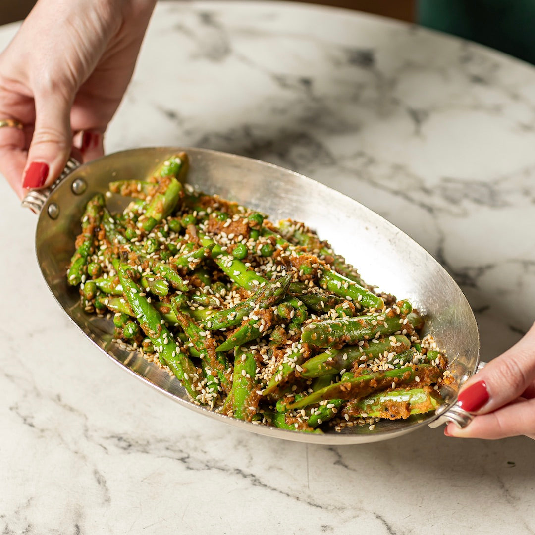 Stir Fried Asparagus & Peas