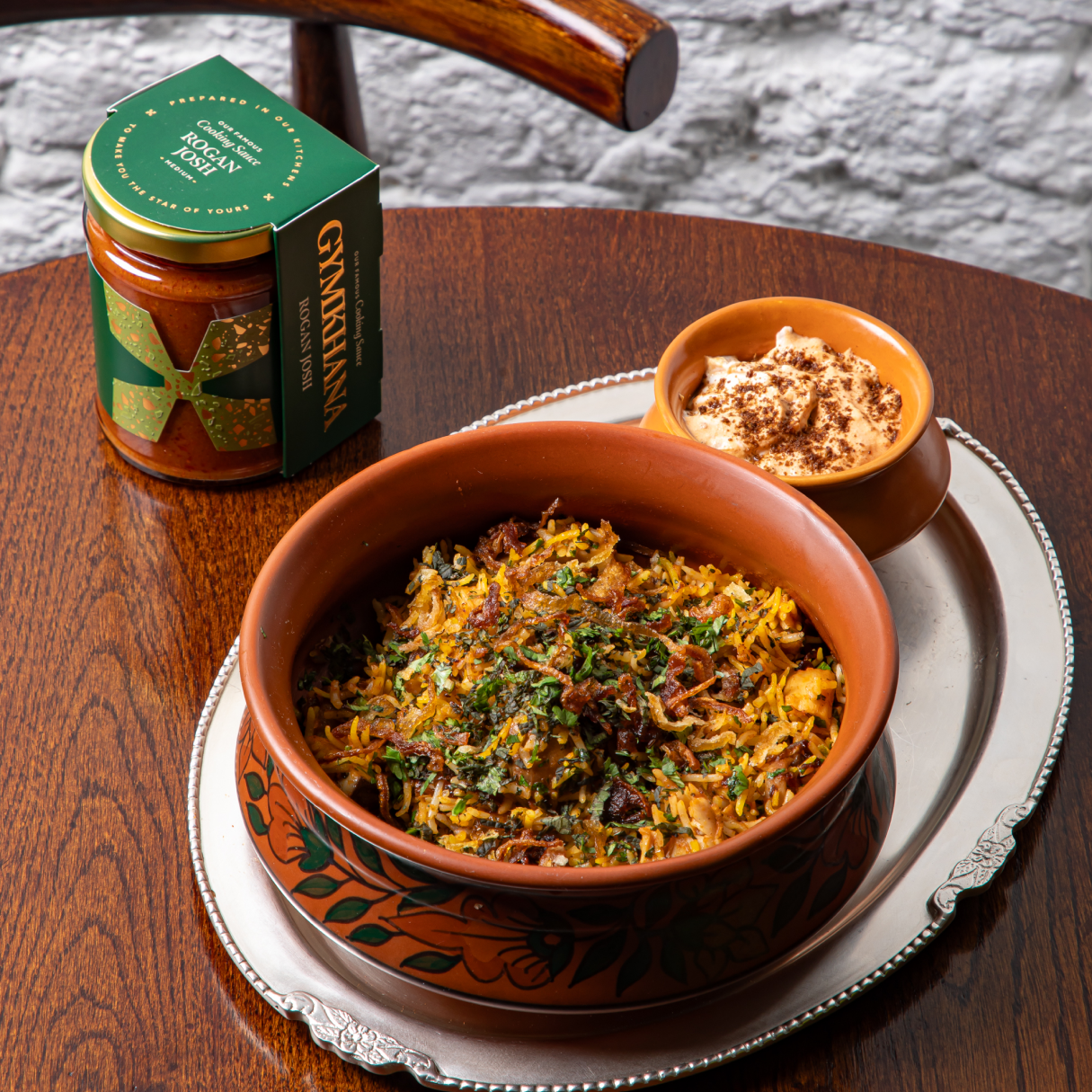 Wild Mushroom Biryani with Tandoori Onion Raita