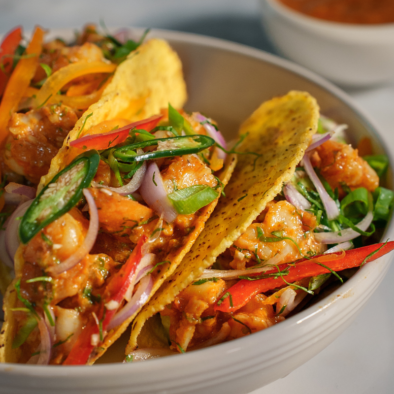Goan Prawn Tacos