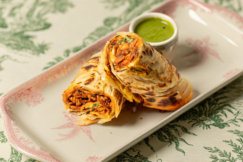 Tandoori Chicken Anda Kathi Roll