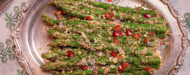 Peanut & Sesame Asparagus